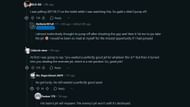 Reddit users discuss the merits of completing such a maneuver (Image via Reddit)